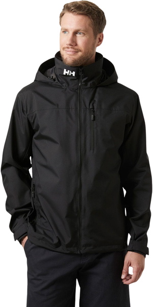 2026 Helly Hansen Mens Crew Hooded Sailing Jacket 2.0 34443 - Black